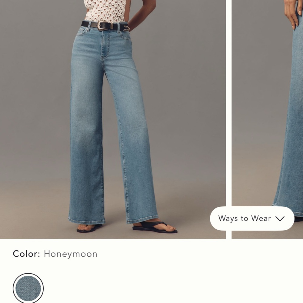 Frame Denim Honeymoon Blue Flare Jeans